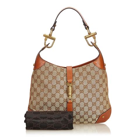 gucci jackie leather hobo|Gucci hobo bag vintage.